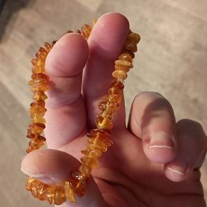 Genuine Baltic Amber bead bracelet